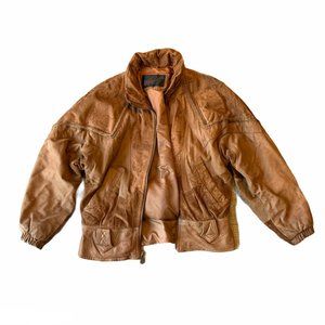 Winlet Leather/Suede Women's Bomber Jacket Vintage